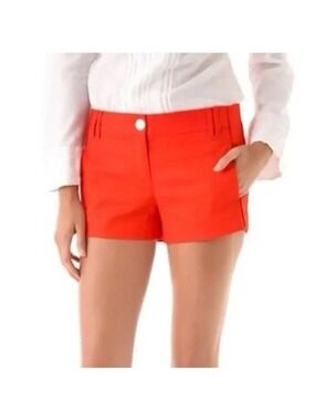 Tory Burch Habenero Pepper Orange Shorts size 6